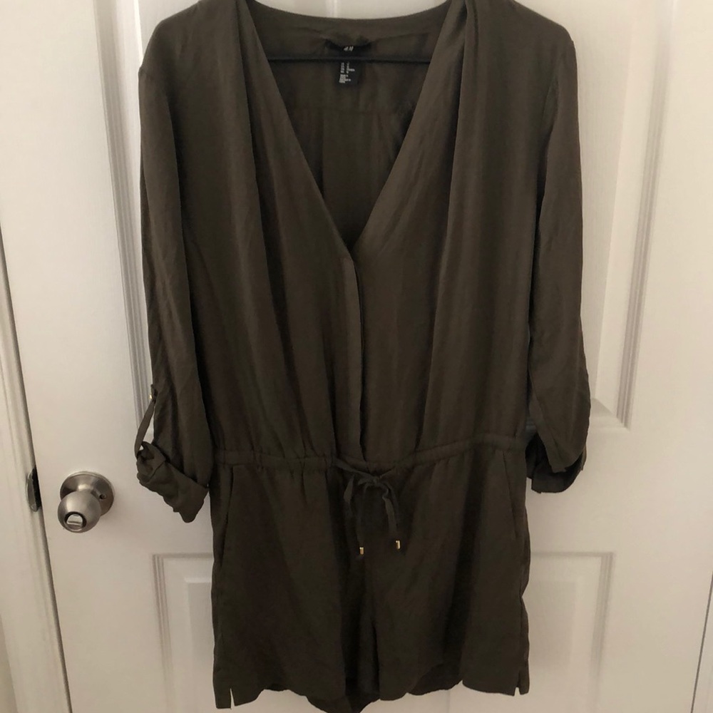 H&M Olive Green Jumpsuit